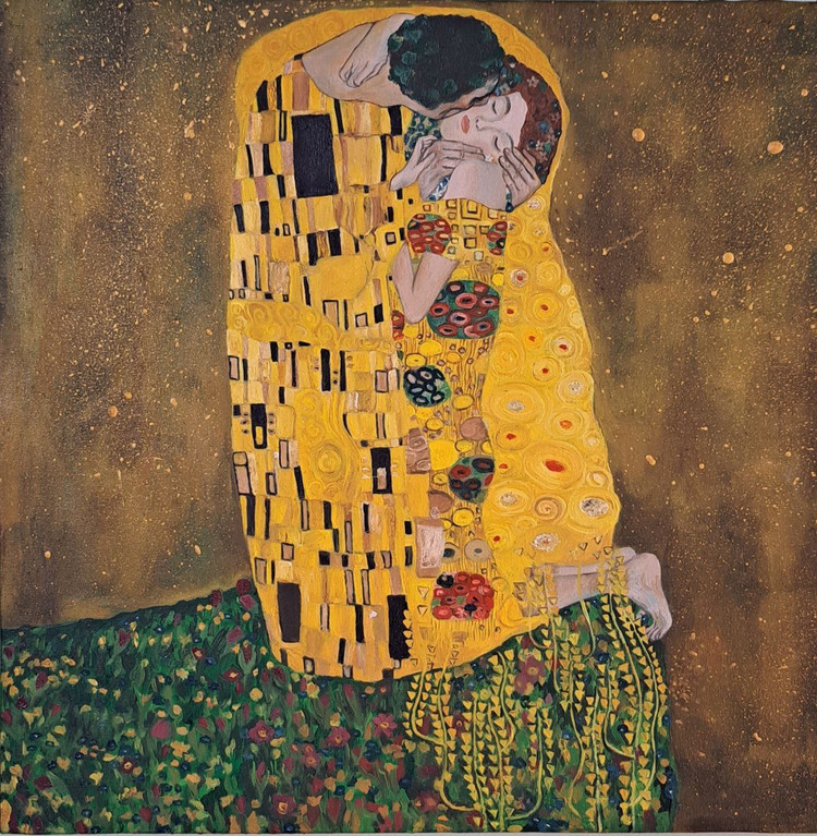 تابلو نقاشی بوسه گوستاو کلیمت